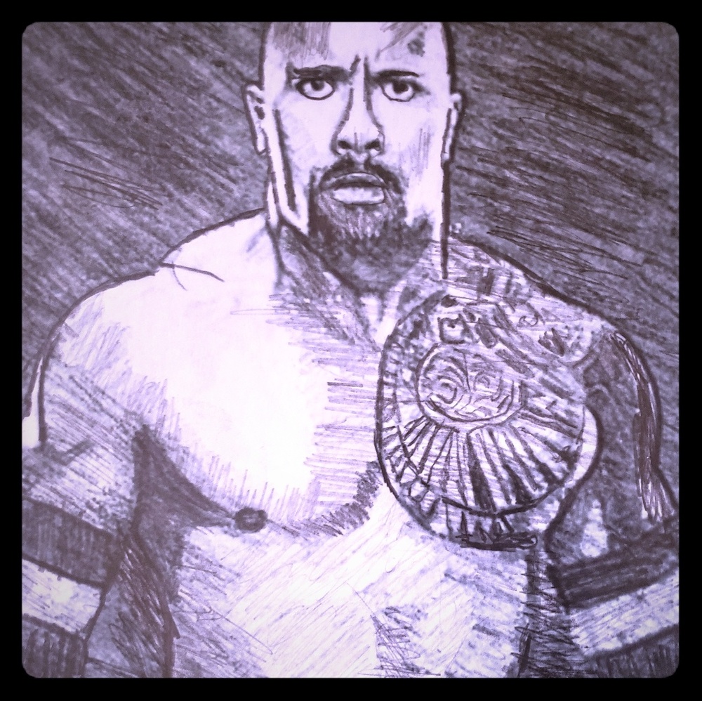 Drawing of the rock